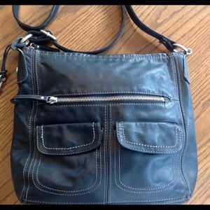 Fossil Cross-body, EUC, black, large travel